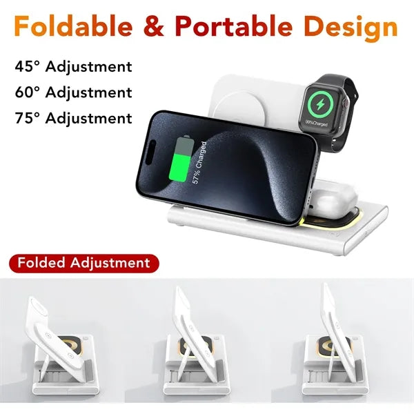 3 in 1 Wireless Charging Station