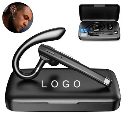 Noise-Cancelling Wireless Hanging In-Ear Bluetooth Headset