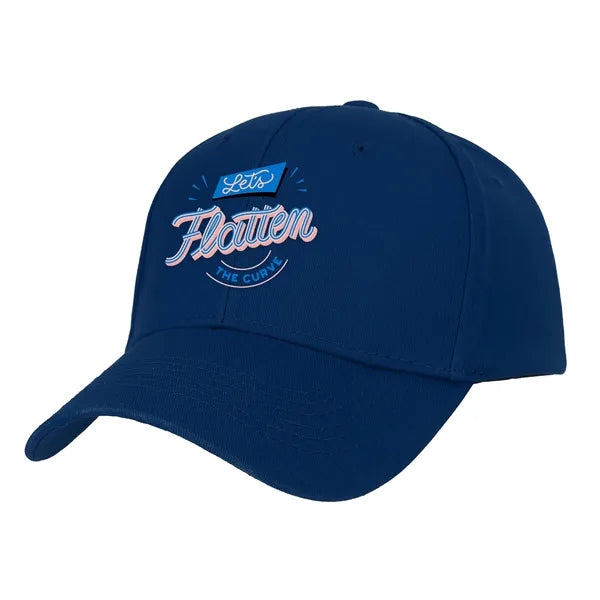 100% Cotton 6 Panel Twill Baseball Cap