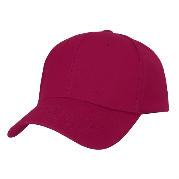 100% Cotton 6 Panel Twill Baseball Cap