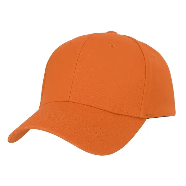 100% Cotton 6 Panel Twill Baseball Cap