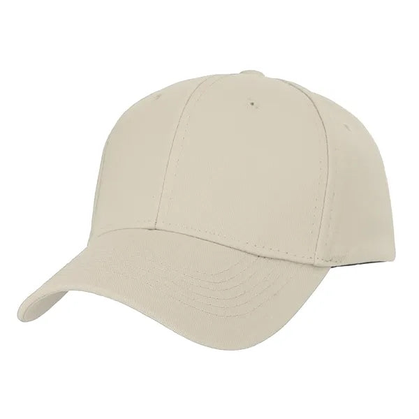 100% Cotton 6 Panel Twill Baseball Cap