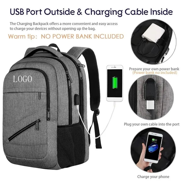 17 Inch Large Business Travel Laptop Backpack