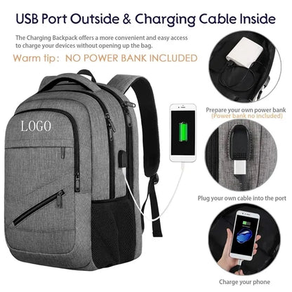 17 Inch Large Business Travel Laptop Backpack