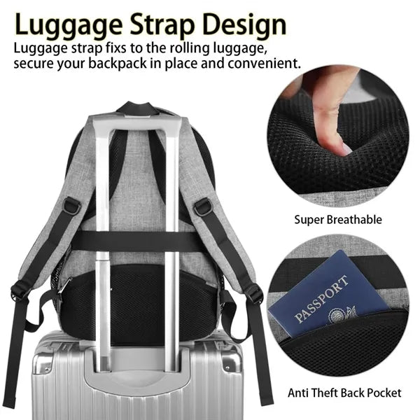 17 Inch Large Business Travel Laptop Backpack