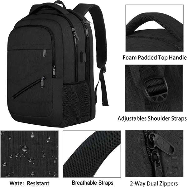 17 Inch Large Business Travel Laptop Backpack