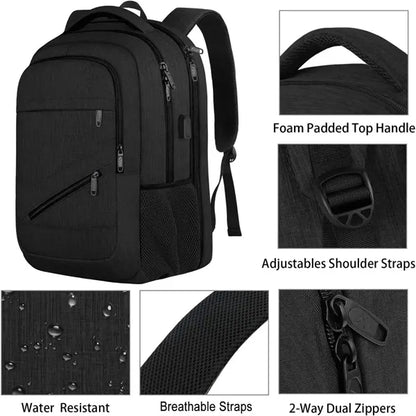 17 Inch Large Business Travel Laptop Backpack