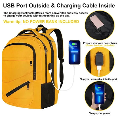 17 Inch Large Business Travel Laptop Backpack