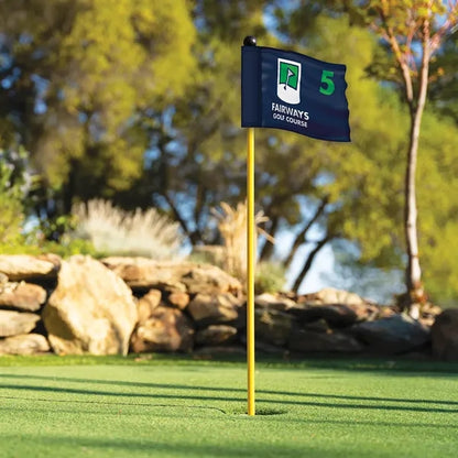6" x 8" Double Sided Golf Flag with Tube