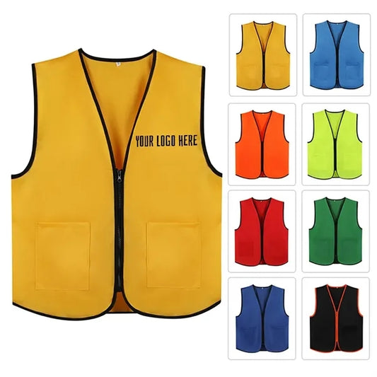 Front Zipper Volunteer Vest
