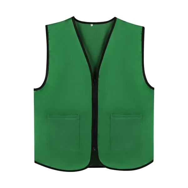Front Zipper Volunteer Vest