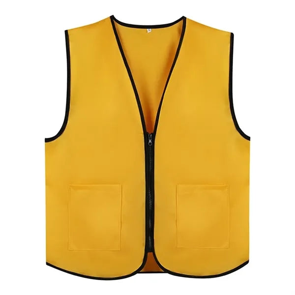 Front Zipper Volunteer Vest
