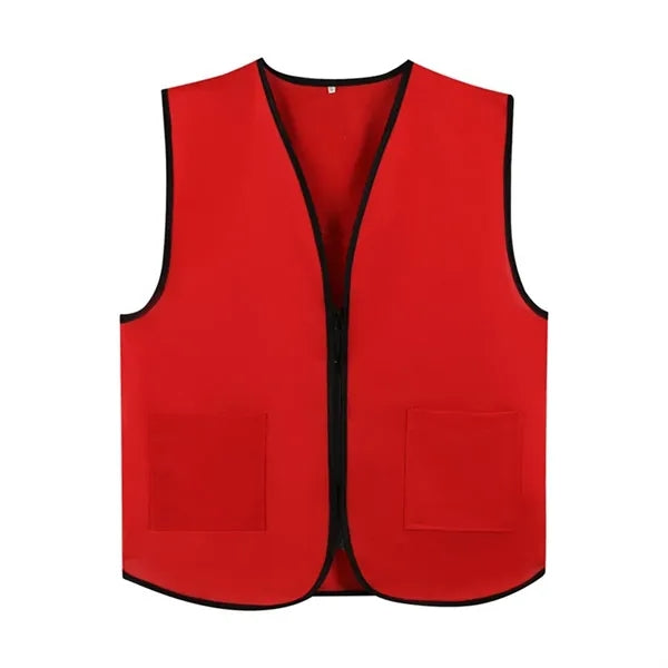 Front Zipper Volunteer Vest