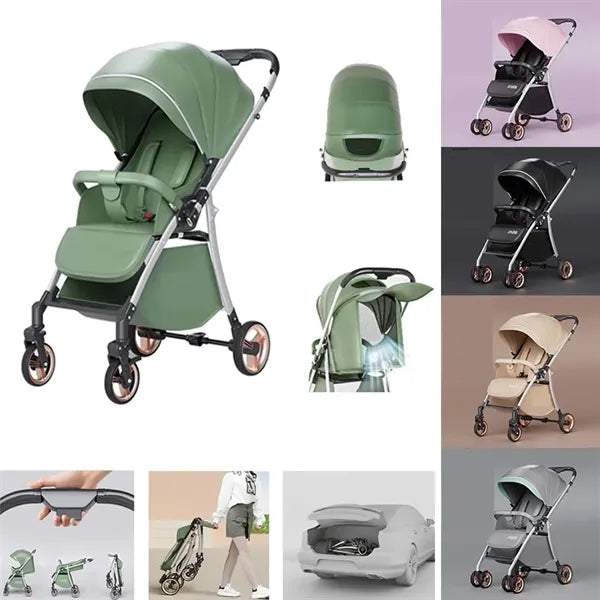 One-click Storage Full-Featured Stroller