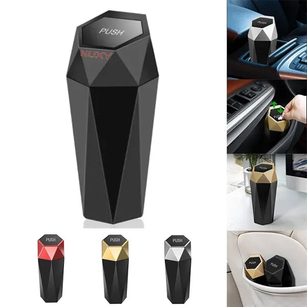 Mini Car Trash Can With Lid