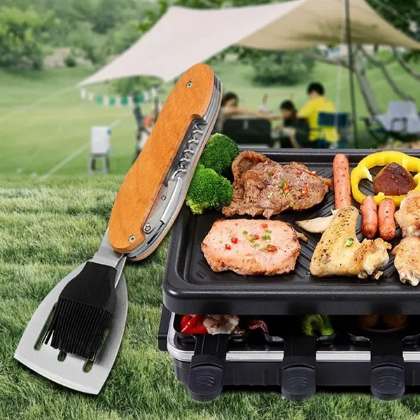 5 in 1 Folding BBQ Multi Tool Barbecue Grill Accessories