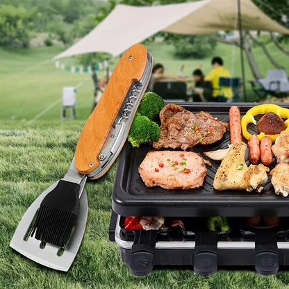 5 in 1 Folding BBQ Multi Tool Barbecue Grill Accessories