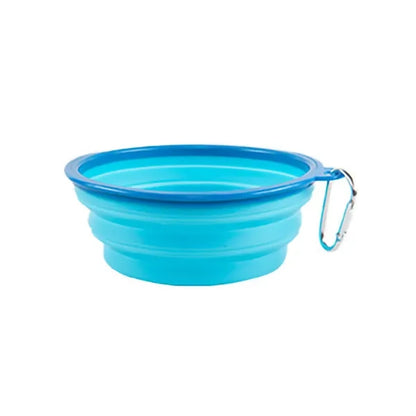 Collapsible Silicone Portable Travel Dog Bowl MOQ50
