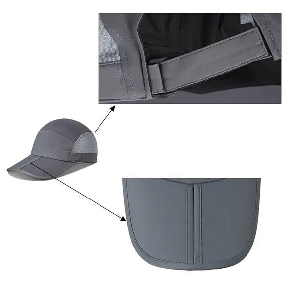 Breathable Sun Hat Mesh Design Outdoor Sports Travel Cap