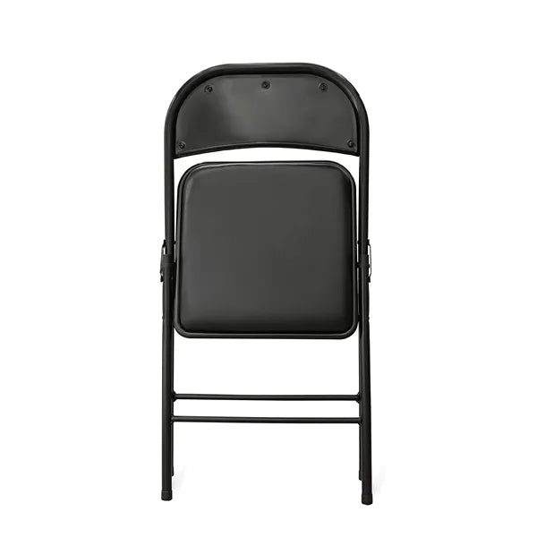Metal  Folding Chairs with Cushion and Back