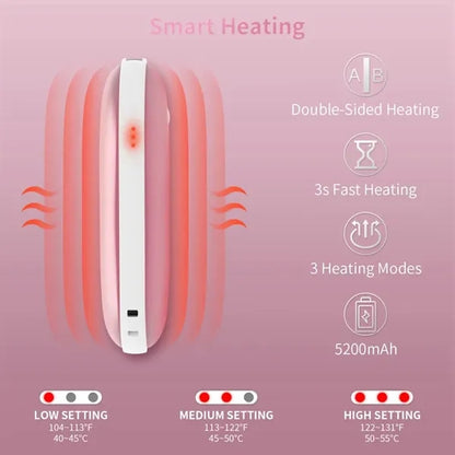 2-in-1 5200mah Electric Portable Hand Warmer & Power Bank