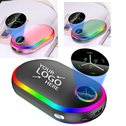 Portable 10000mAh Hand Warmer Power Bank