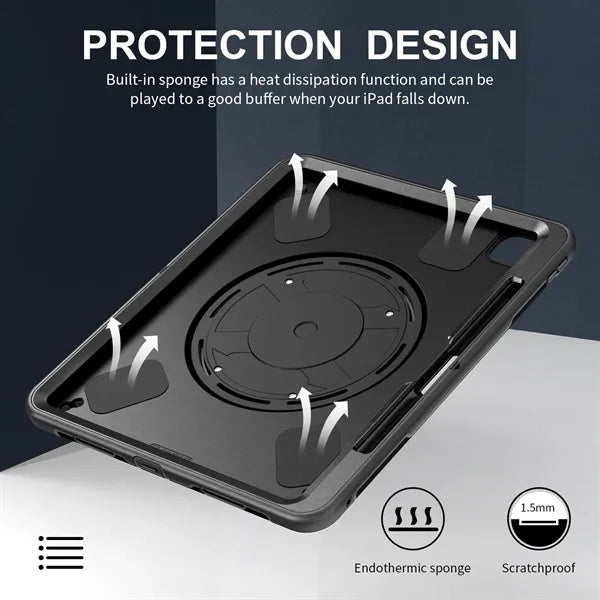 iPad 11 Pro 2024 M4 Hand strap Rugged Case