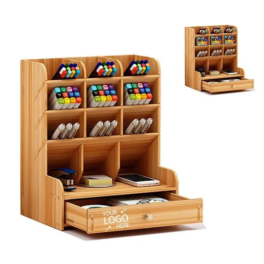 Wooden Desk Organizer