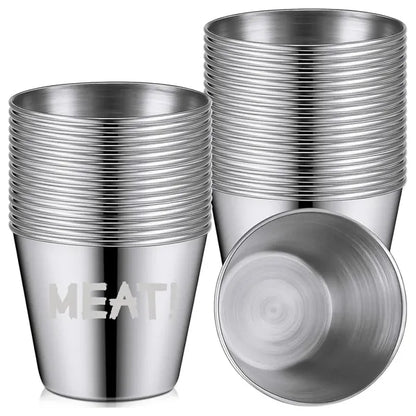1.7oz Stainless Steel Condiment Cups