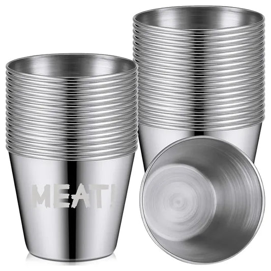 1.7oz Stainless Steel Condiment Cups