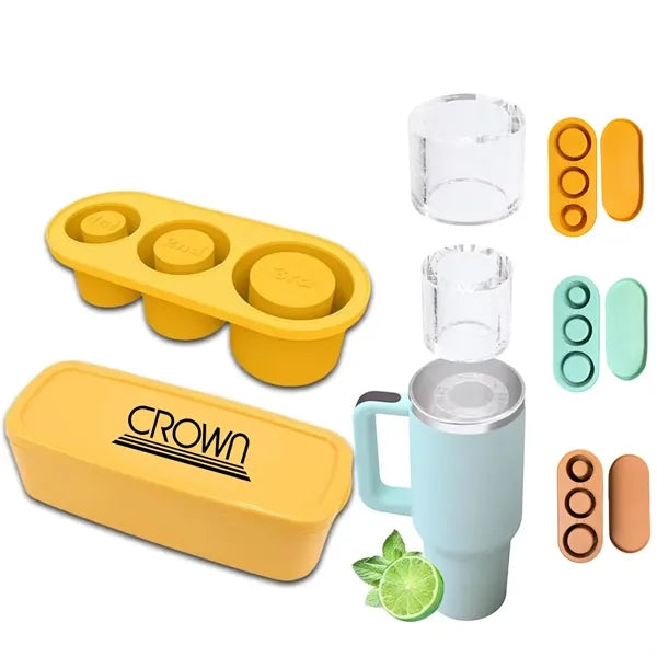 20oz 30oz 40oz Silicone Ice Cube Shot Glass Mold