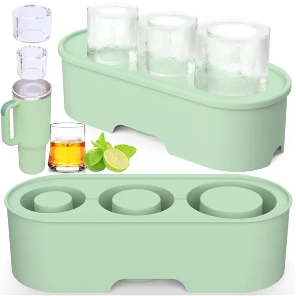 20oz 30oz 40oz Silicone Ice Cube Shot Glass Mold