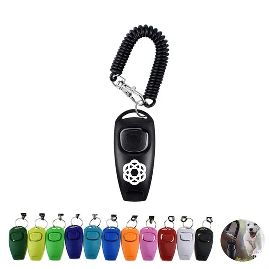 2-in-1 Dog Training Clicker and Whistle
