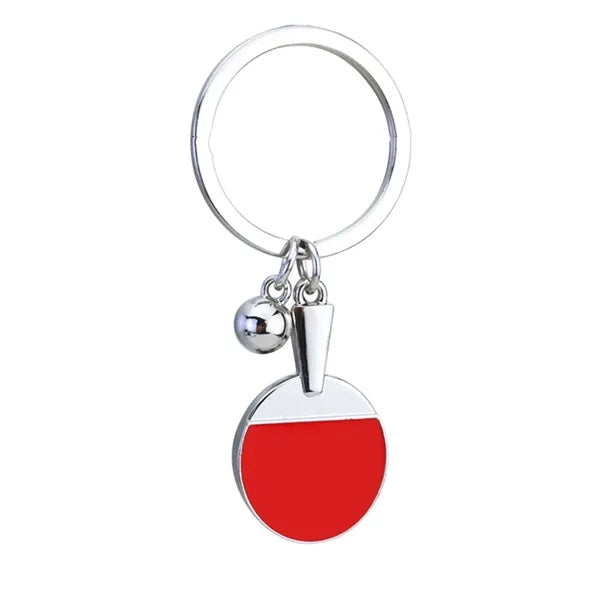 Table Tennis Paddle Keychains