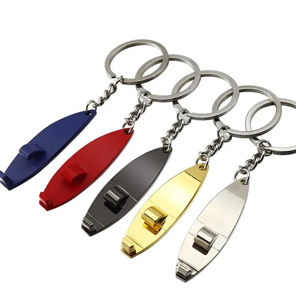 Surfboard Bottle Opener Keychains