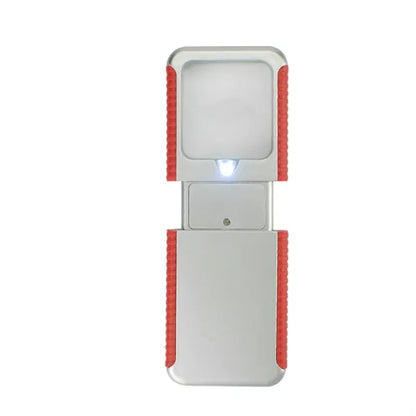 Portable LED Flashlight with High-Definition Magnifier