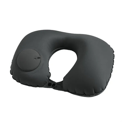 Self Pump U Shaped Foldable Neck Pillow
