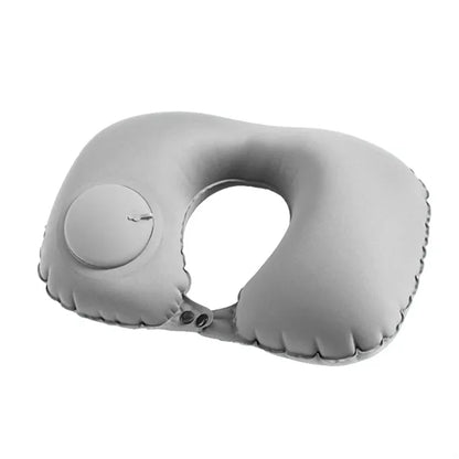 Self Pump U Shaped Foldable Neck Pillow