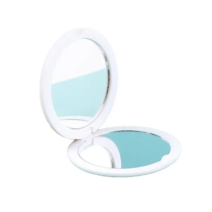 Portable Travel Handheld Makeup Round Mirror