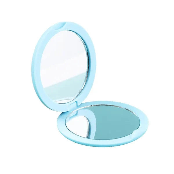 Portable Travel Handheld Makeup Round Mirror