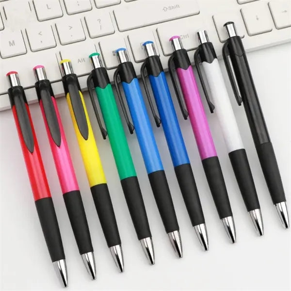 Simple Plastic Ballpoint Advertising Click Pen