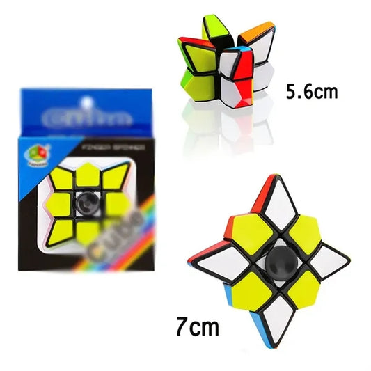 Fingertip Spinning Rubik's Cube