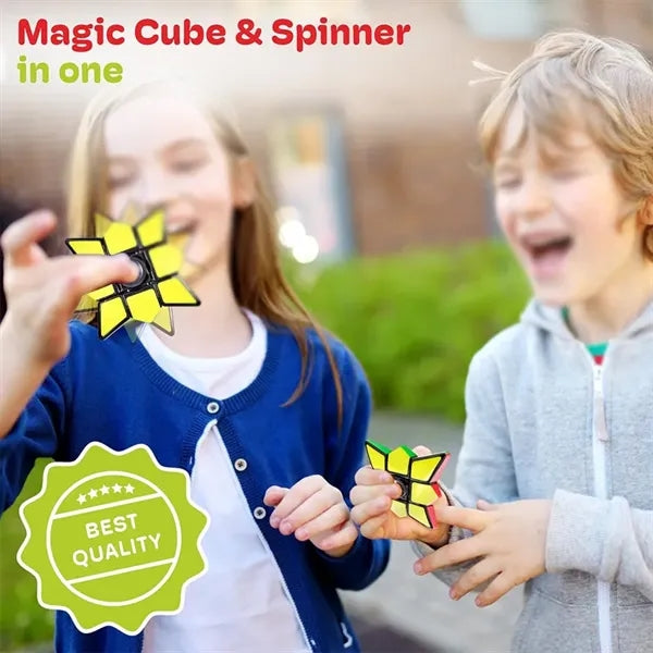 Fingertip Spinning Rubik's Cube