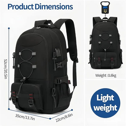 Large capacity waterproof hiking backpack for men and women