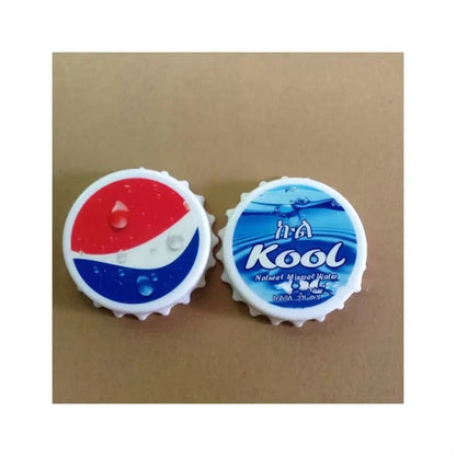 Magnetic Fridge Sticker Beer Cap Shape Bottle Opener