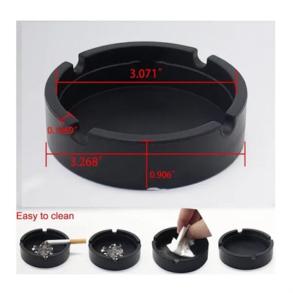 Soft Silicone Round Ashtray