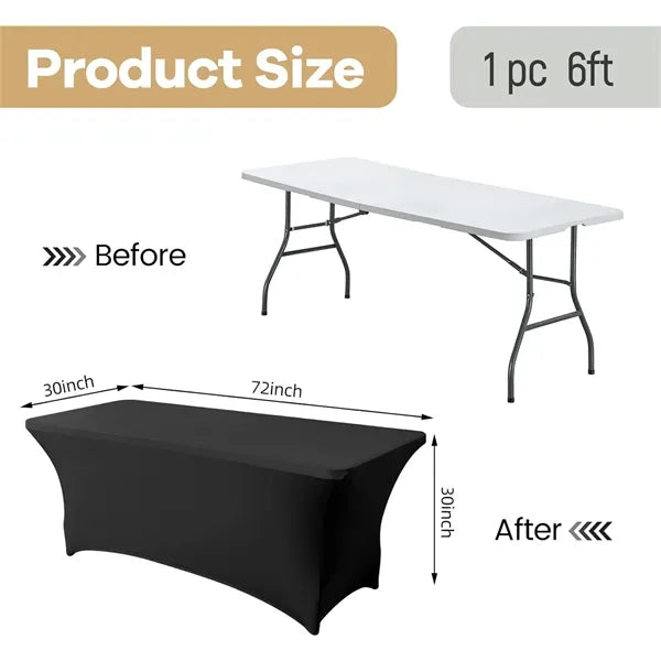 6ft Spandex Tablecloth