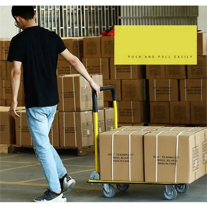 Foldable Platform Truck Push Dolly