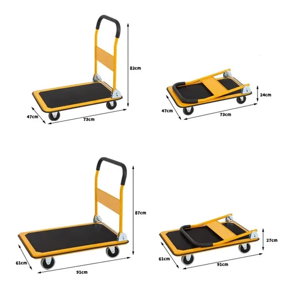 Foldable Platform Truck Push Dolly