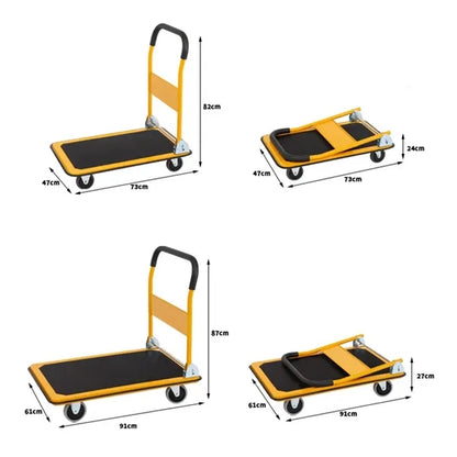 Foldable Platform Truck Push Dolly